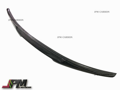 M4 Style Carbon Fiber Trunk Spoiler Fits For 2017-2023 BMW G30 5-Series Sedan