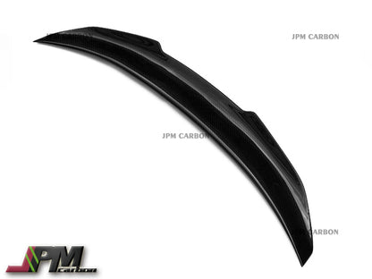 PSM Style Carbon Fiber Trunk Spoiler Fits For 2017-2023 BMW G30 5-Series Sedan