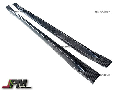 OEM Style Carbon Fiber Replacement Side Skirts Fits For 2021-2024 BMW G80 M3 Only