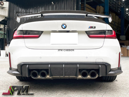 MP Style Carbon Fiber Trunk Spoiler Fits For 2021-2024 BMW G80 M3 & G82 M4