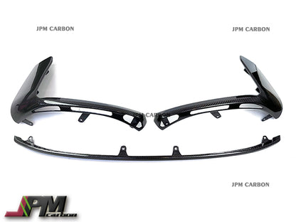 M Performance Style Carbon Fiber Front Bumper Add-on Lip Fits For 2022-2024 BMW G87 M2 Only