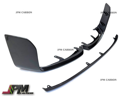 M Performance Style Carbon Fiber Front Bumper Add-on Lip Fits For 2022-2024 BMW G87 M2 Only