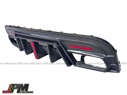 GT Style Carbon Fiber Rear Diffuser Fits For 2015-2020 Mercedes-Benz X156 GLA-Class Sedan with AMG Sport Package Only