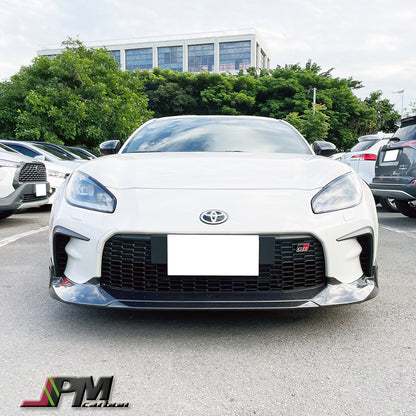 TRD Style Carbon Fiber Front Bumper Add-on Lip Fits For 2022-2024 Toyota GR86 Only