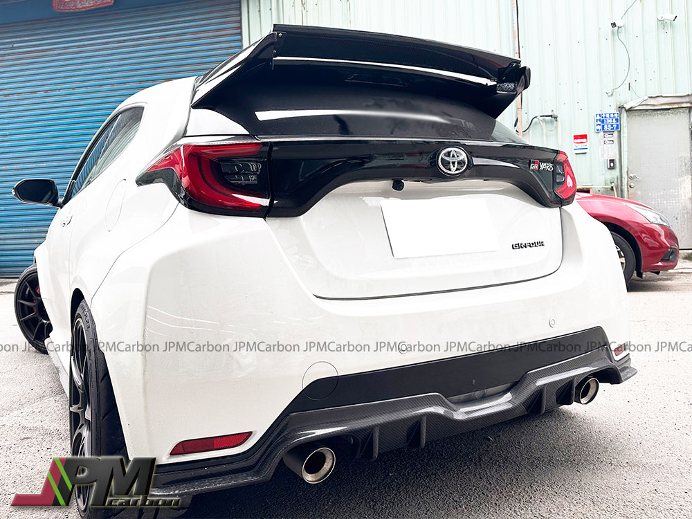 VR Style Carbon Fiber Rear Roof Spoiler Fits For 2020-2024 Toyota GR Yaris Only