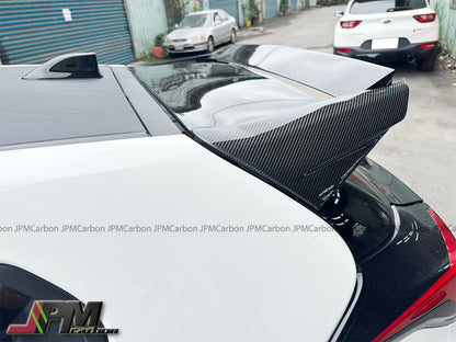 VR Style Carbon Fiber Rear Roof Spoiler Fits For 2020-2024 Toyota GR Yaris Only