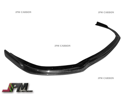 CS2 Style Carbon Fiber Front Bumper Add-on Lip Fits For 2011-2014 Subaru WRX STI GVF Only