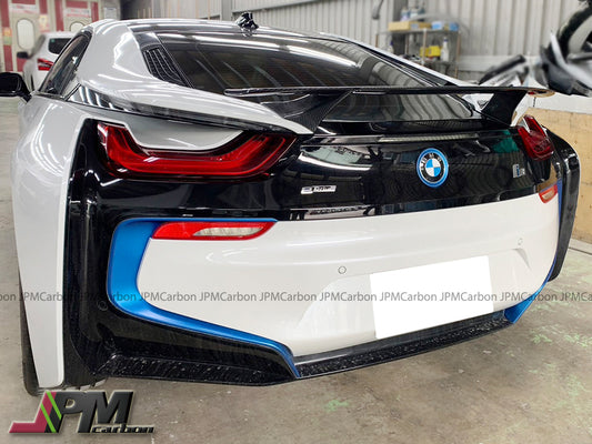 V Style Carbon Fiber Trunk Spoiler Fits For 2014-2020 BMW i8 Only