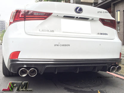 Lexus IS F-Sport 2014-2016 Carbon Fiber V Style Rear Diffuser