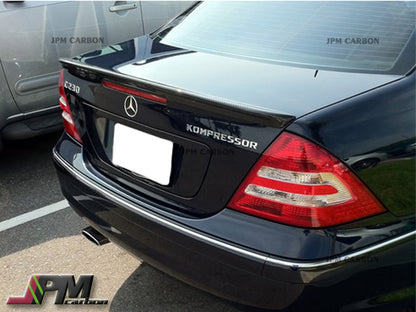 AMG Style Carbon Fiber Trunk Spoiler Fit For 2001-2007 Mercedes-Benz W203 C-Class Sedan