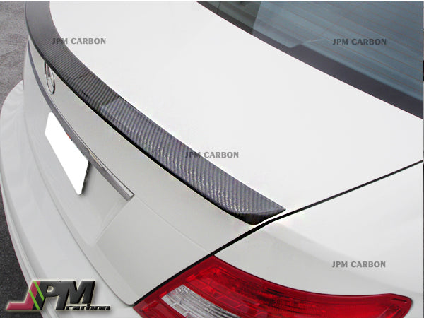 AMG Style Carbon Fiber Trunk Spoiler Fits For 2008-2014 Mercedes-Benz W204 C-Class Sedan