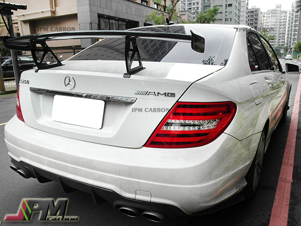 BS Style Carbon Fiber Trunk Spoiler Fits For 2008-2014 Mercedes-Benz W204 C-Class Sedan