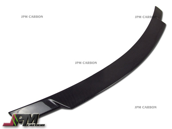 V Style Carbon Fiber Trunk Spoiler Fits For 2008-2014 Mercedes-Benz W204 C-Class Sedan Only