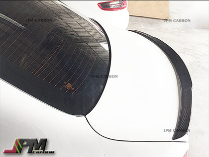 Mercedes-Benz W205 C-Class Sedan 2015-2020 Carbon Fiber B Style Trunk Spoiler