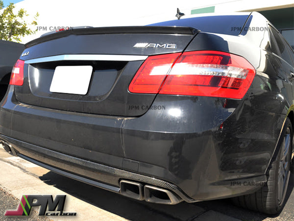 Mercedes-Benz W212 E-Class Sedan 2010-2016 Carbon Fiber AMG Style Trunk Spoiler