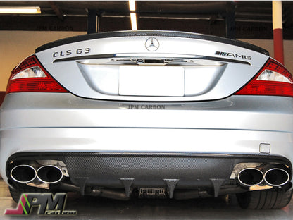 Mercedes-Benz W219 CLS-Class Sedan  2004-2010 Carbon Fiber AMG Style Trunk Spoiler