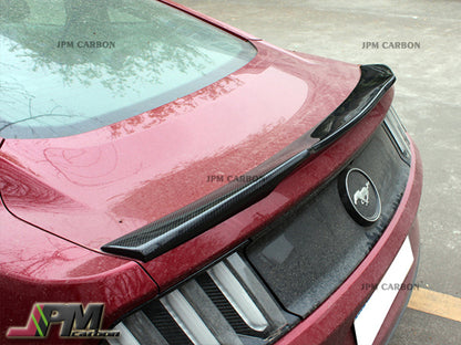 A Style Carbon Fiber Trunk Spoiler Fits For 2015-2021 Ford Mustang Only