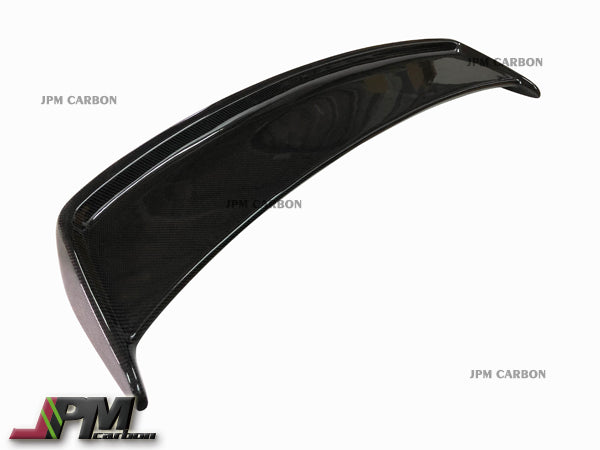 CJ Style Carbon Fiber Trunk Spoiler Fits For 2015-2021 Ford Mustang Only