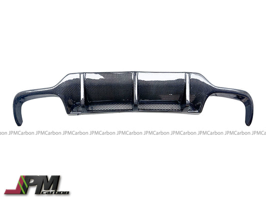 AMG Style Carbon Fiber Rear Diffuser (For Quad Tips) Fits For 2009-2012 Mercedes-Benz R230 Facelift SL550 SL63 S65 Only