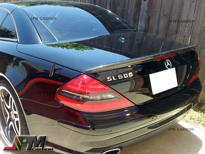 AMG Style Carbon Fiber Trunk Spoiler For 2003-2011 Mercedes-Benz R230 SL55-Class Only