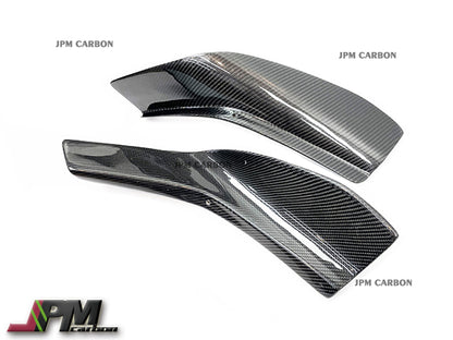 Carbon Fiber Front Bumper Add-on Canards Fits For 2008-2011 Nissan GT-R R35 Only