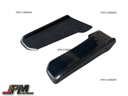 JDM Style Carbon Fiber Add-on Rear Splitter Lips Fits For 2008-2016 Nissan R35 GT-R Only