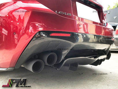 AG Style Carbon Fiber Add-on Rear Diffuser Fits For 2015-2018 Lexus RC-F Only