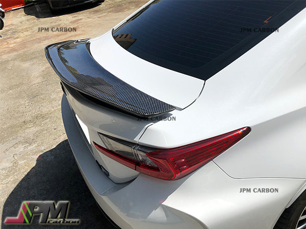 VR Style Carbon Fiber Trunk Spoiler Wing Fits For 2015-2018 Lexus RC-F Only
