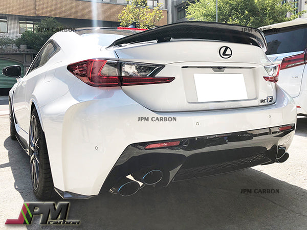 VR Style Carbon Fiber Trunk Spoiler Wing Fits For 2015-2018 Lexus RC-F Only
