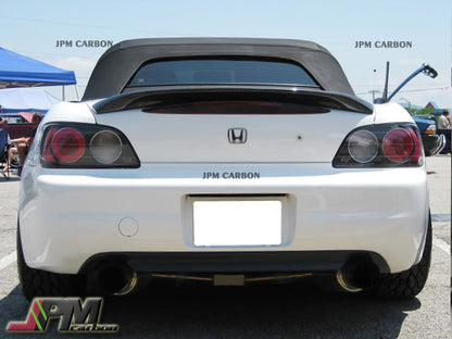 OEM Style Carbon Fiber Trunk Spoiler Fits For 2000-2009 Honda S2000 Only