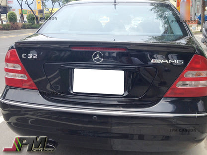 AMG Style Carbon Fiber Trunk Spoiler Fit For 2001-2007 Mercedes-Benz W203 C-Class Sedan