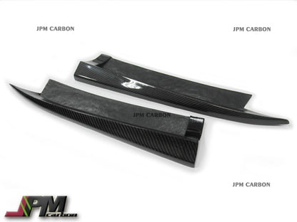 Mercedes-Benz W204 Facelift C300 C350 C63 Sedan/Coupe 2012-2014 Carbon Fiber Rear Add-on Splitter Lips