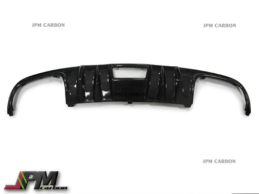 Jet Style Carbon Fiber Rear Diffuser Fits For 2008-2011 Mercedes-Benz W204 Pre-facelift C300 C350 C63 Sedan Only