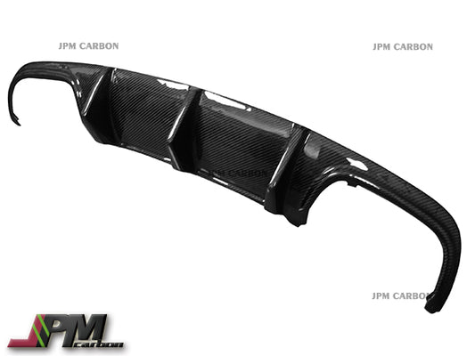 Big Fins Style Carbon Fiber Rear Diffuser Fits For 2008-2011 Mercedes-Benz W204 Pre-facelift C300 C350 C63 Only