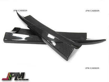 Mercedes-Benz W204 Pre-facelift C300 C350 C63 Sedan 2008-2011 Carbon Fiber Rear Add-on Splitter Lips