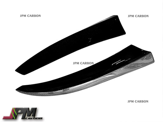 Mercedes-Benz W205 C63 AMG 2015-2021 JPM Carbon Fiber Rear Bumper Add-on Splitter