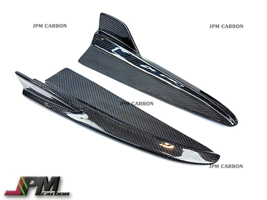 Mercedes-Benz W205 C63 AMG 2015-2021 Carbon Fiber DP Style Rear Bumper Add-on Splitter