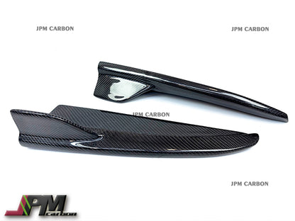 Mercedes-Benz W205 C63 AMG 2015-2021 Carbon Fiber DP Style Rear Bumper Add-on Splitter