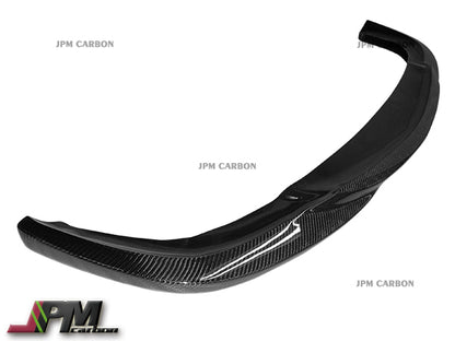 GH Style Carbon Fiber Front Bumper Add-on Lip Fits For 2003-2005 Mercedes-Benz W211 E55 AMG Only