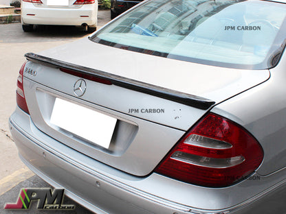 Mercedes-Benz W211 E-Class 2003-2009 Carbon Fiber AMG Style Trunk Spoiler