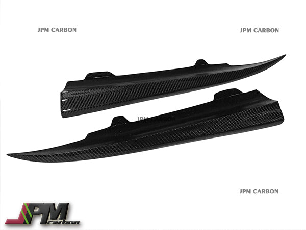 Mercedes-Benz W212 E-Calss 2010-2013 Carbon Fiber Rear Add-on Splitter Lips For AMG Sport Package & E63AMG Only