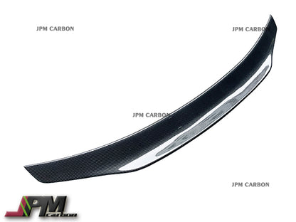 PSM Style Carbon Fiber Trunk Spoiler Fits For 2017-2023 Mercedes-Benz W213 E-Class Sedan Only