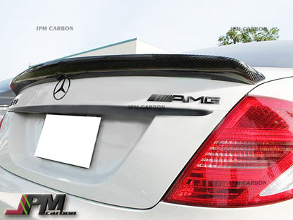 D Style Carbon Fiber Trunk Spoiler Fits For 2006-2014 Mercedes-Benz W216 CL-Class Sedan