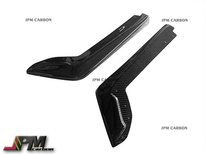 HT Style Carbon Fiber Rear Bumper Add-on Splitter Lips Fits For 2015-2021 Subaru WRX / STI Only