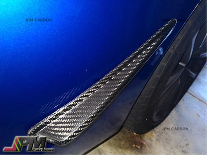 Carbon Fiber Front Bumper Add-on Canards Fits For 2015-2021 Subaru WRX / STI Only